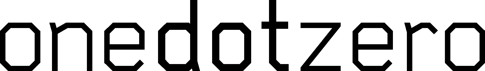Onedotzero Logo Vector Logo